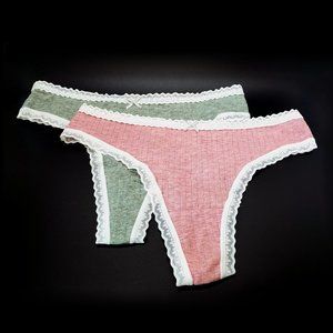 2 Pairs of Cotton Panties - Cute Soft and Comfy